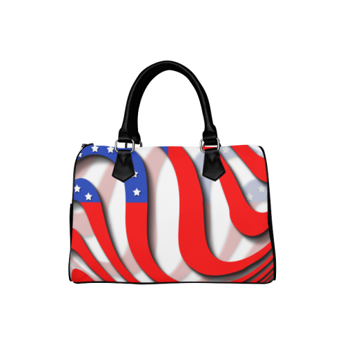 Flag of United States of America Boston Handbag (Model 1621)