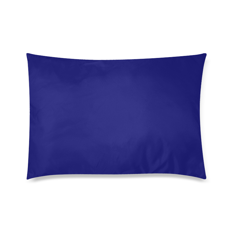 Royal Blue Regalness Custom Zippered Pillow Case 20"x30"(Twin Sides)