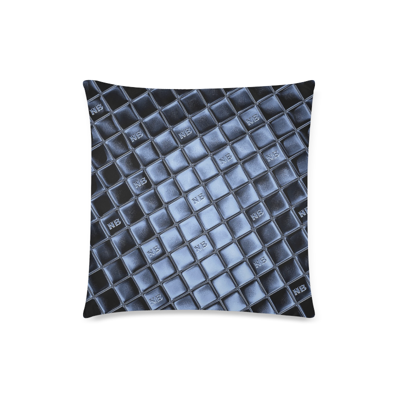NB Dark Blue by Nico Bielow Custom Zippered Pillow Case 18"x18"(Twin Sides)