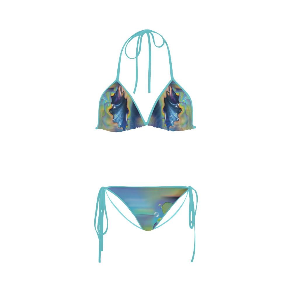 Cocktail bubbles Custom Bikini Swimsuit