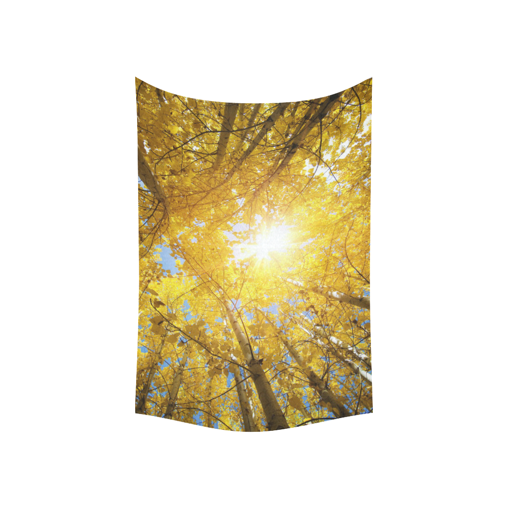 Autumn Tree Nature Cotton Linen Wall Tapestry 60"x 40"
