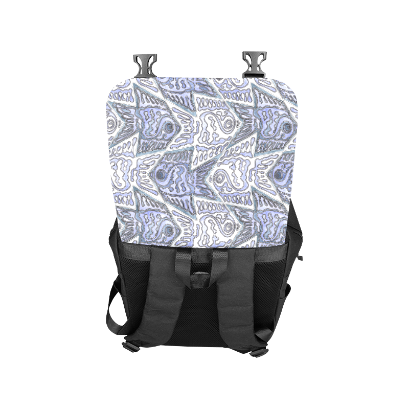 Fish Tessellation Casual Shoulders Backpack (Model 1623)