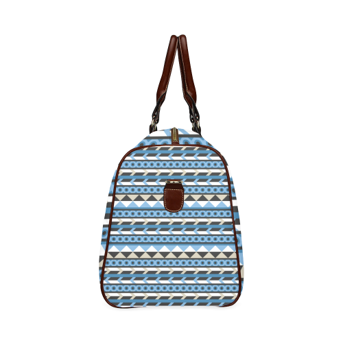 Geometric Pattern Waterproof Travel Bag/Small (Model 1639)