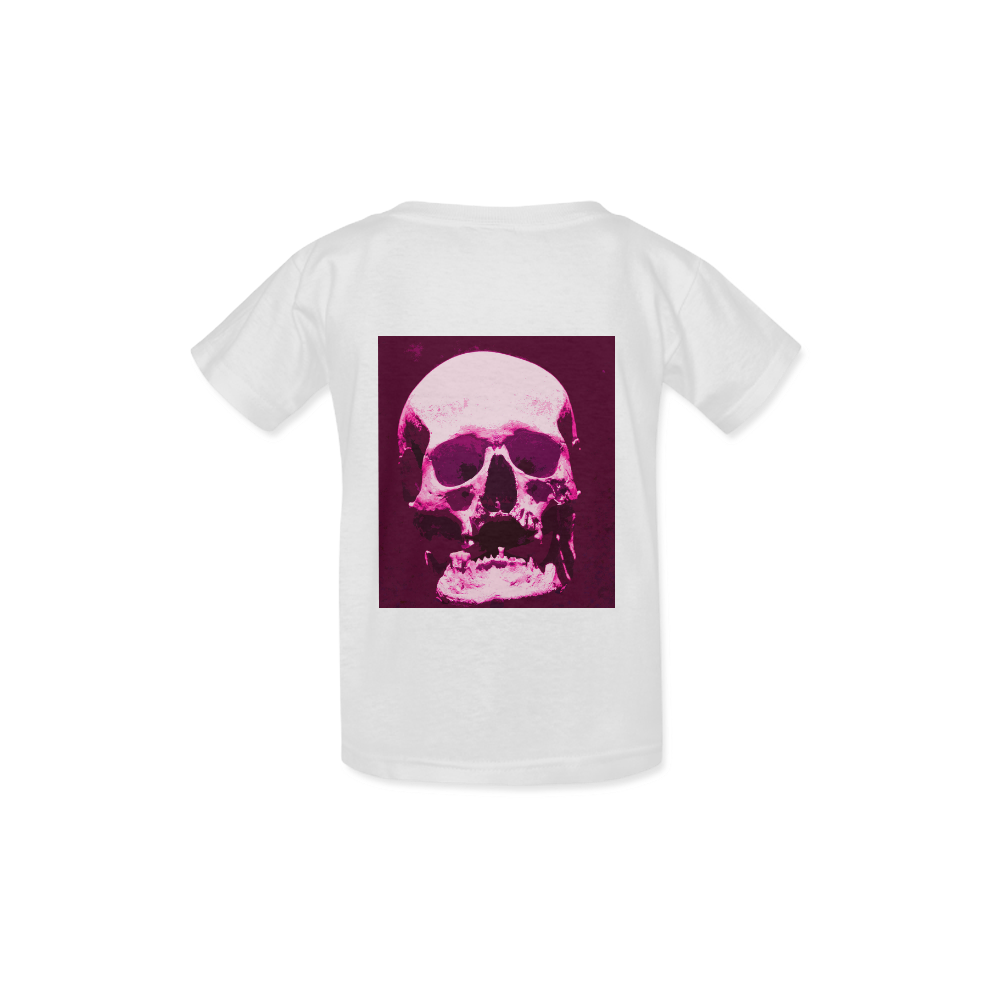 Skull 016 Q Kid's  Classic T-shirt (Model T22)