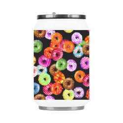 Colorful Yummy DONUTS pattern Stainless Steel Vacuum Mug (10.3OZ)