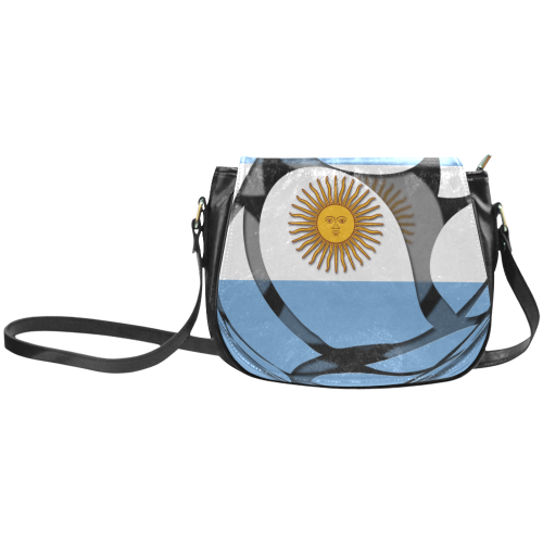 The Flag of Argentina Classic Saddle Bag/Large (Model 1648)