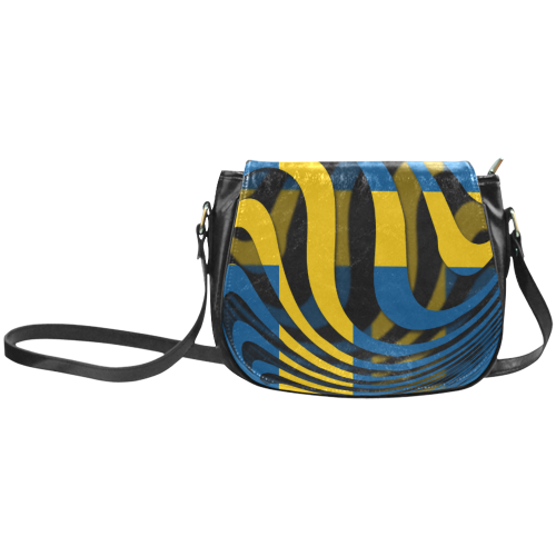 The Flag of Sweden Classic Saddle Bag/Large (Model 1648)