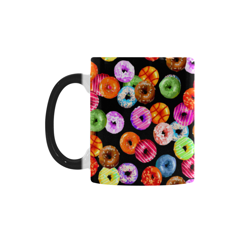 Colorful Yummy DONUTS pattern Custom Morphing Mug