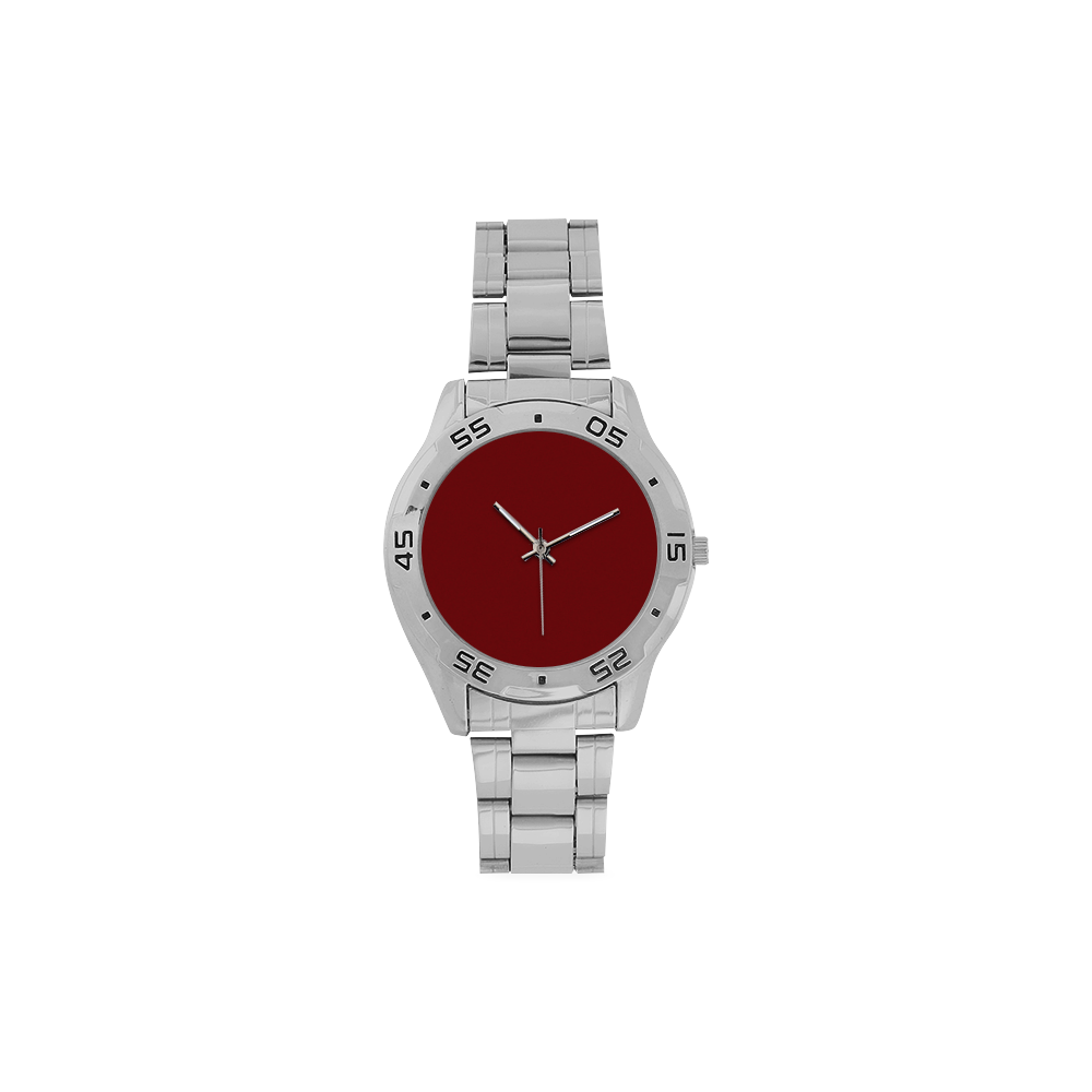 Ombre Red Sands Men's Stainless Steel Analog Watch(Model 108)