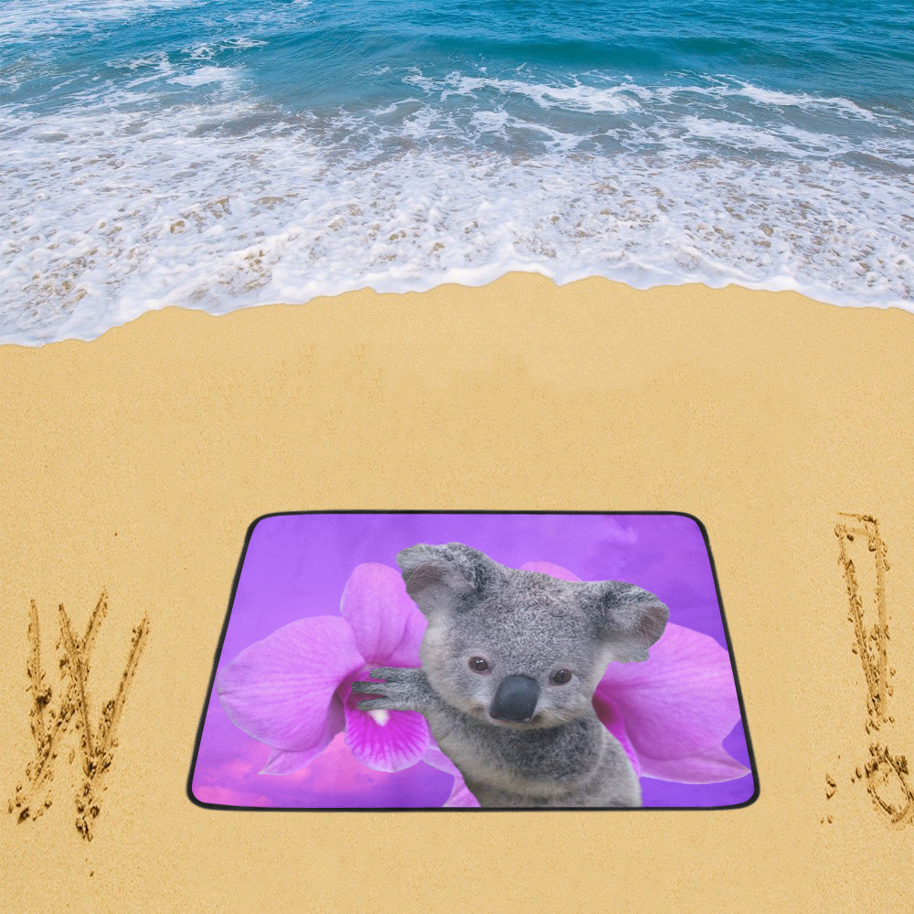 Koala and Orchid Beach Mat 78"x 60"
