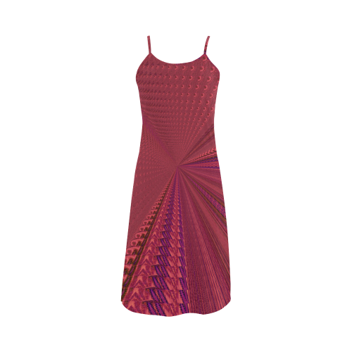 pINK aBSTRACT Alcestis Slip Dress (Model D05)