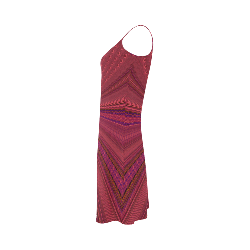 pINK aBSTRACT Alcestis Slip Dress (Model D05)