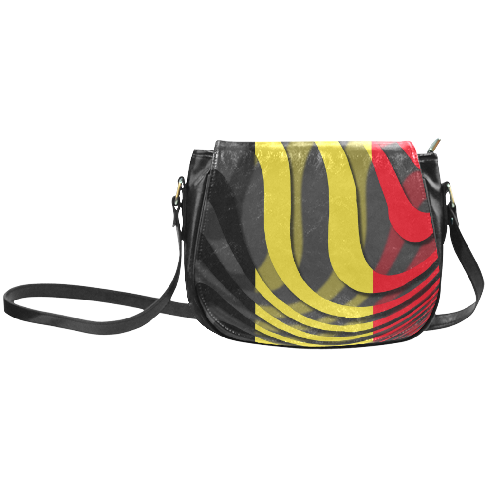 The Flag of Belgium Classic Saddle Bag/Large (Model 1648)