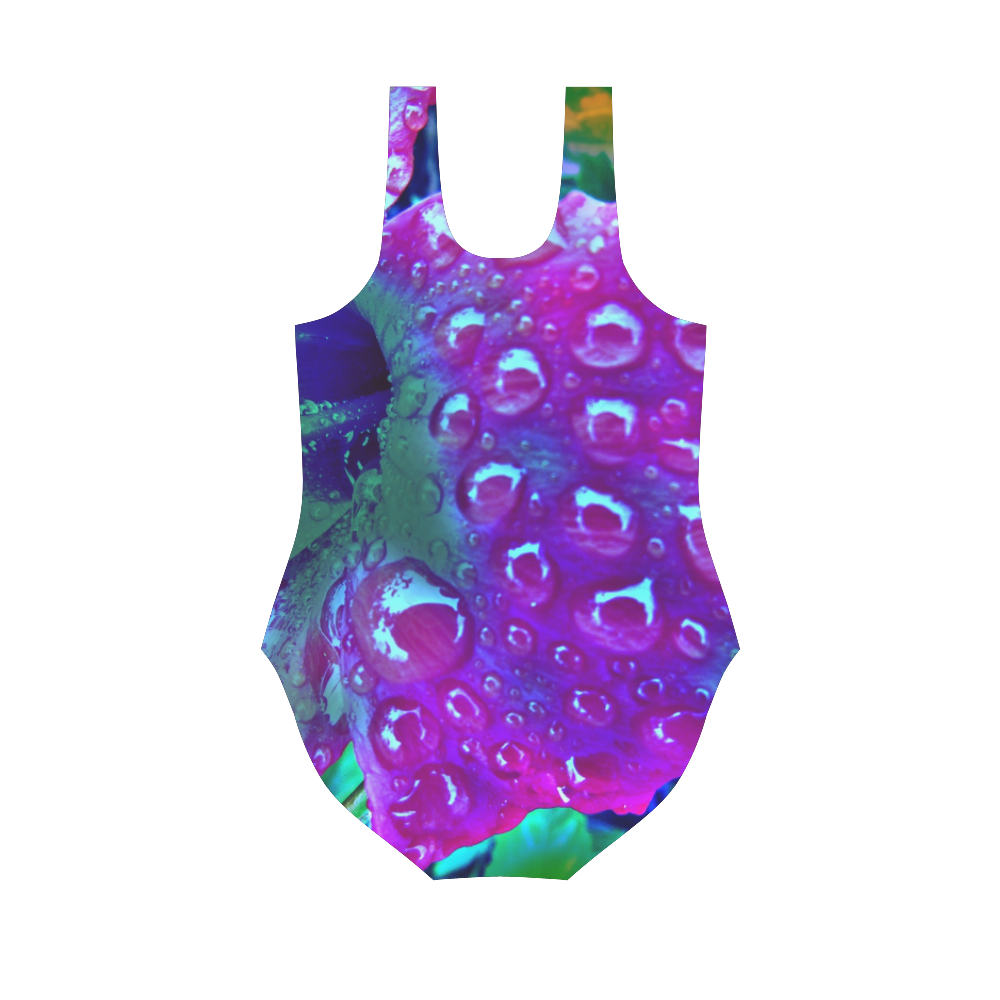Bluehibiscus Swimsuit Art by Martina ster Vest One Piece Swimsuit (Model S04) ID D370050