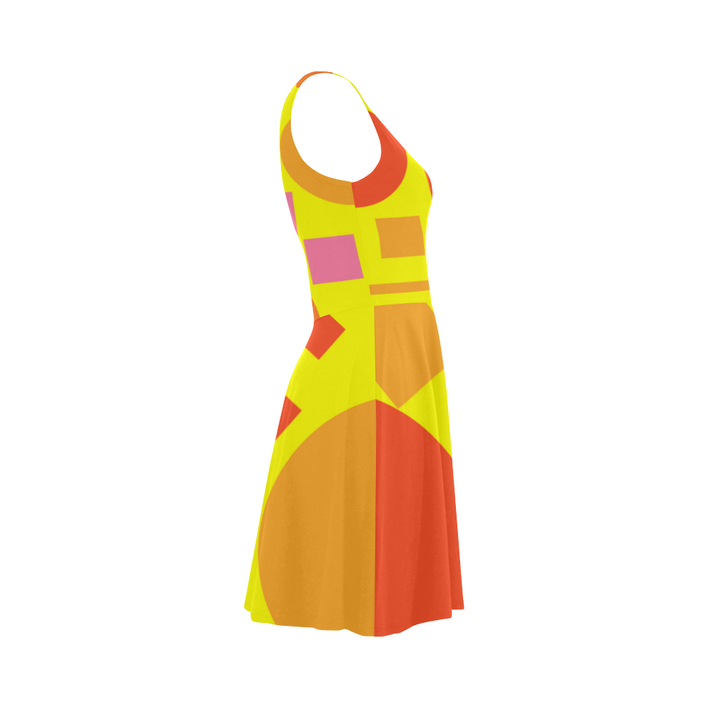 Colorful shapes Atalanta Sundress (Model D04)