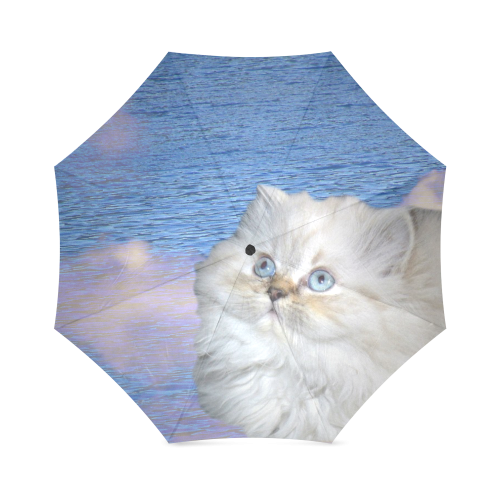Cat and Water Foldable Umbrella (Model U01)