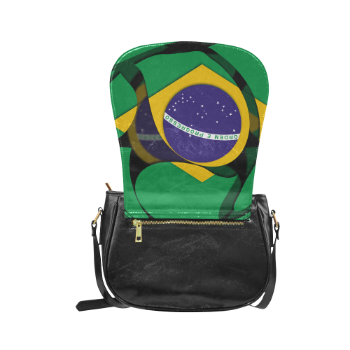 The Flag of Brazil Classic Saddle Bag/Large (Model 1648)