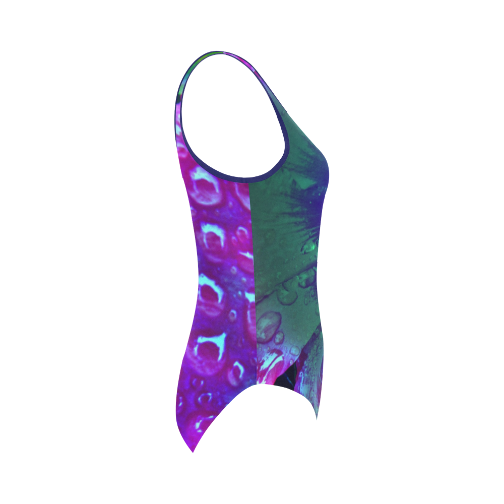 Bluehibiscus Swimsuit Art by Martina ster Vest One Piece Swimsuit (Model S04) ID D370050