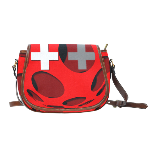 The Flag of Switzerland Saddle Bag/Large (Model 1649)
