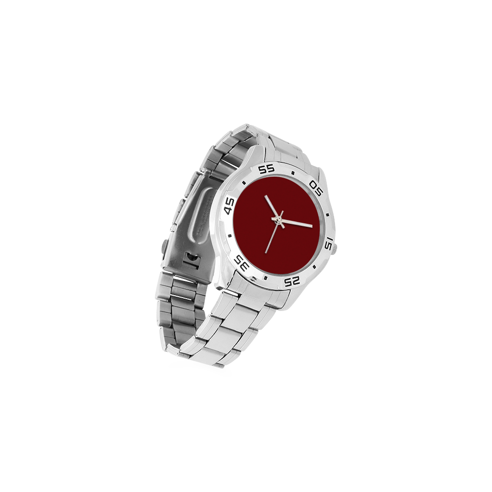 Ombre Red Sands Men's Stainless Steel Analog Watch(Model 108)