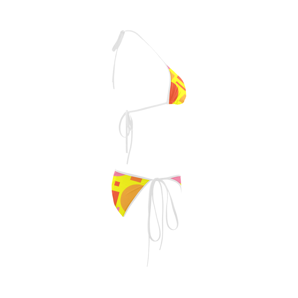 Colorful shapes Custom Bikini Swimsuit