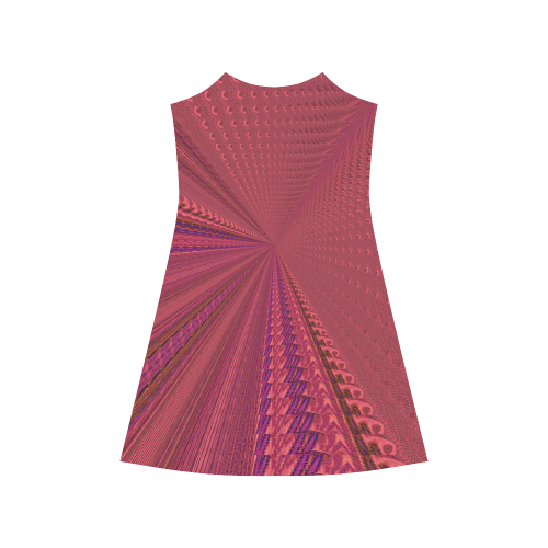 pINK aBSTRACT Alcestis Slip Dress (Model D05)