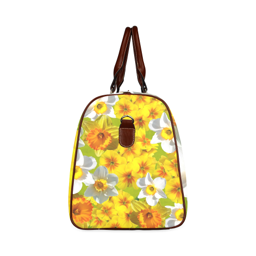 Daffodil Surprise Waterproof Travel Bag/Small (Model 1639)