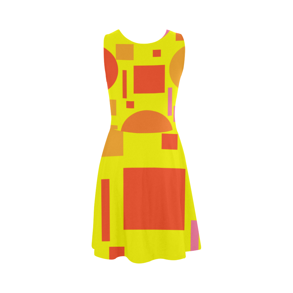 Colorful shapes Atalanta Sundress (Model D04)