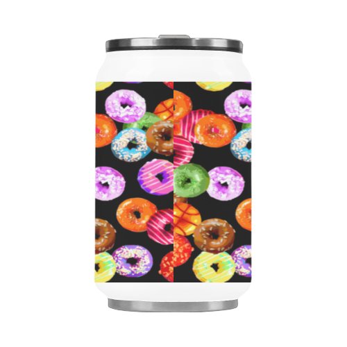 Colorful Yummy DONUTS pattern Stainless Steel Vacuum Mug (10.3OZ)