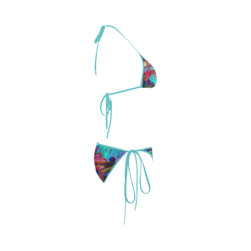 Abstract Iris Bikini Art by Martina Webster Custom Bikini Swimsuit