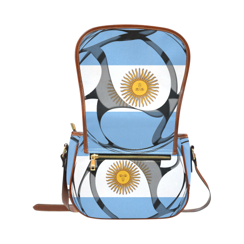 The Flag of Argentina Saddle Bag/Large (Model 1649)