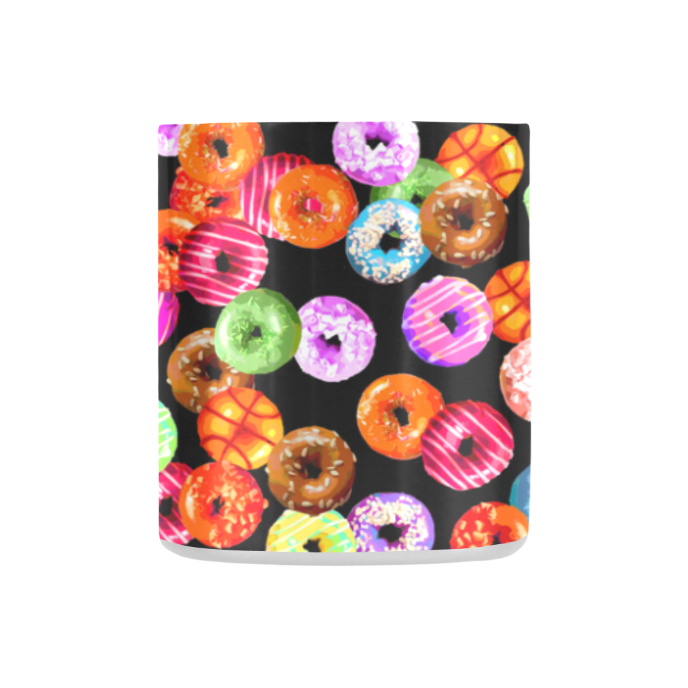Colorful Yummy DONUTS pattern Classic Insulated Mug(10.3OZ)