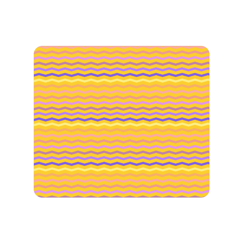 Colorfull Zig Zag Pattern Chevron Gold Men's Clutch Purse （Model 1638）