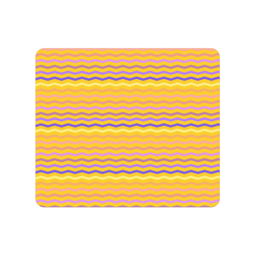 Colorfull Zig Zag Pattern Chevron Gold Men's Clutch Purse （Model 1638）