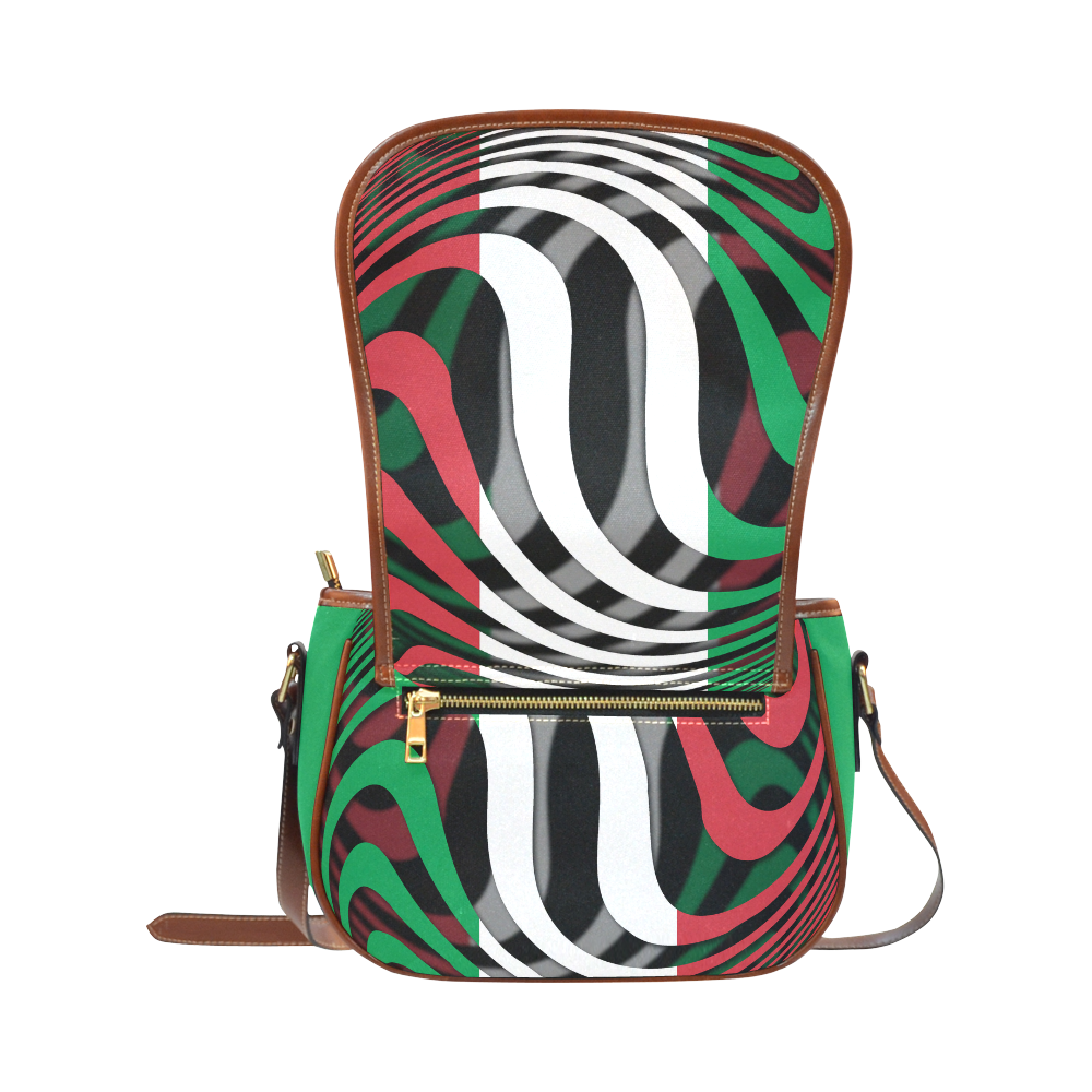 The Flag of Italy Saddle Bag/Large (Model 1649)