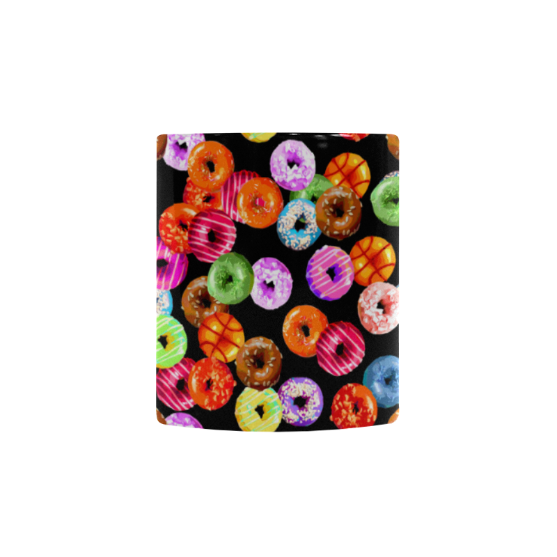 Colorful Yummy DONUTS pattern Custom Morphing Mug