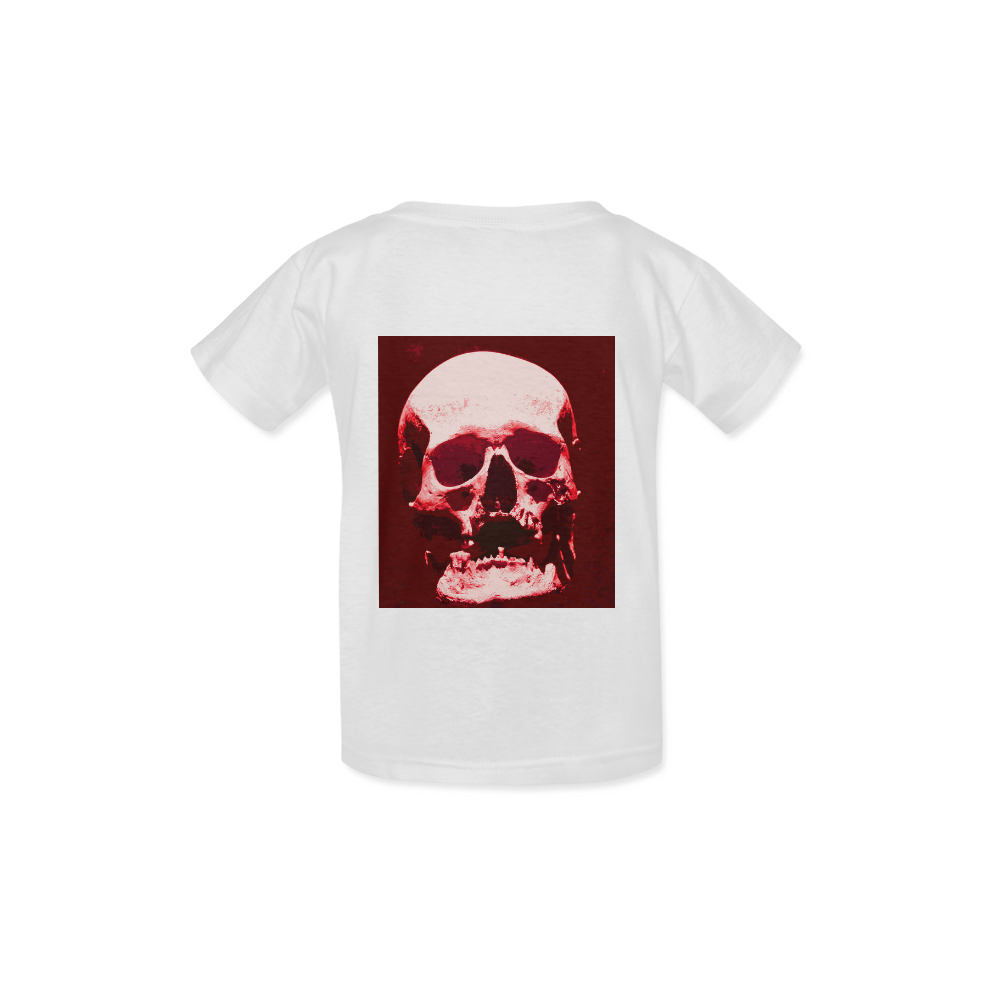 Skull 015 Q Kid's  Classic T-shirt (Model T22)