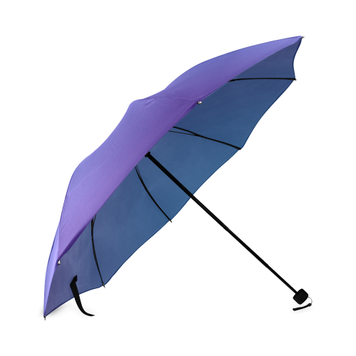 Blue Blush Foldable Umbrella (Model U01)