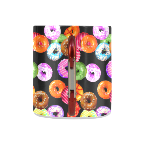 Colorful Yummy DONUTS pattern Classic Insulated Mug(10.3OZ)