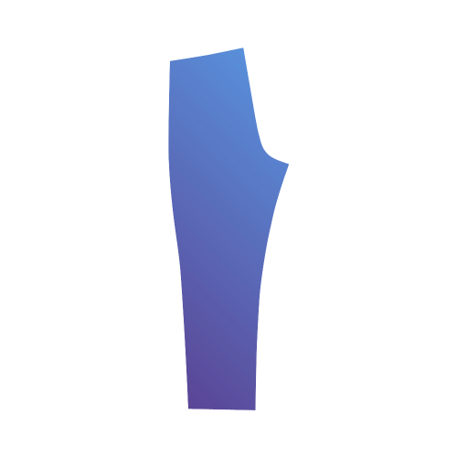 Blue Blush Capri Legging (Model L02)
