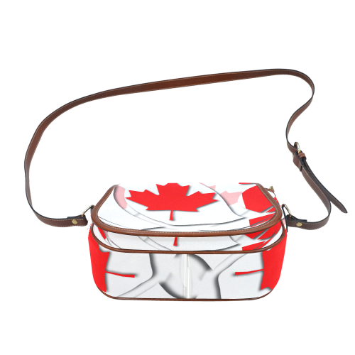 Flag of Canada Saddle Bag/Large (Model 1649)