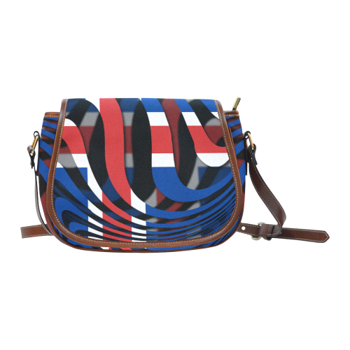 The Flag of Iceland Saddle Bag/Large (Model 1649)