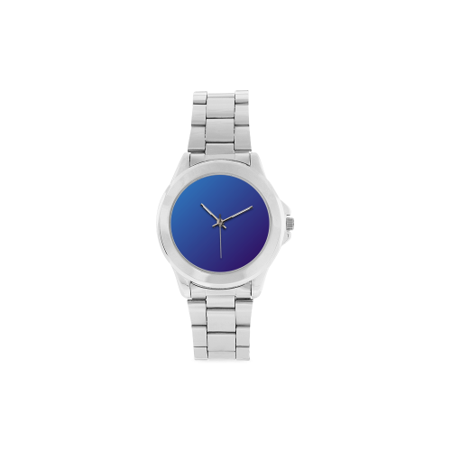 Blue Blush Unisex Stainless Steel Watch(Model 103)