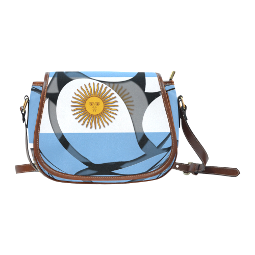 The Flag of Argentina Saddle Bag/Large (Model 1649)