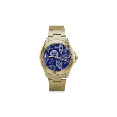 Shell Fabric NAVY Custom Gilt Watch(Model 101)