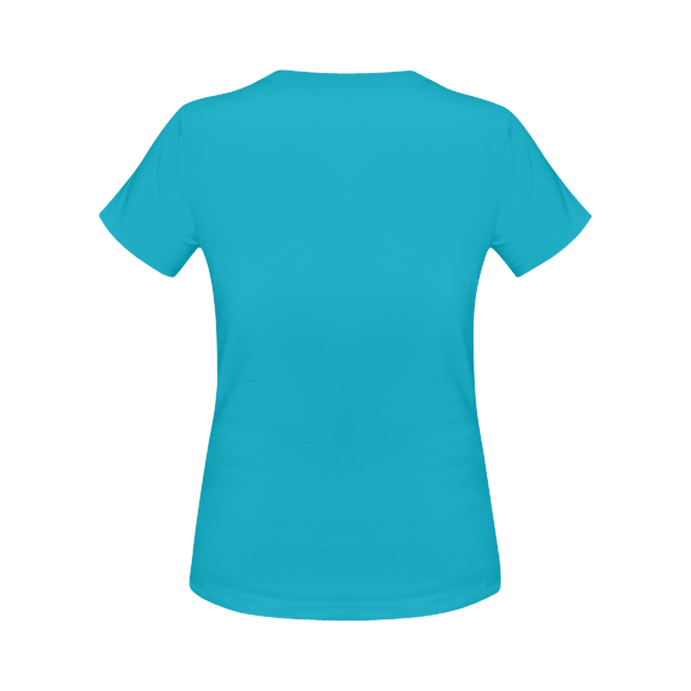 Why Be Normal- aqua Women's Classic T-Shirt (Model T17）