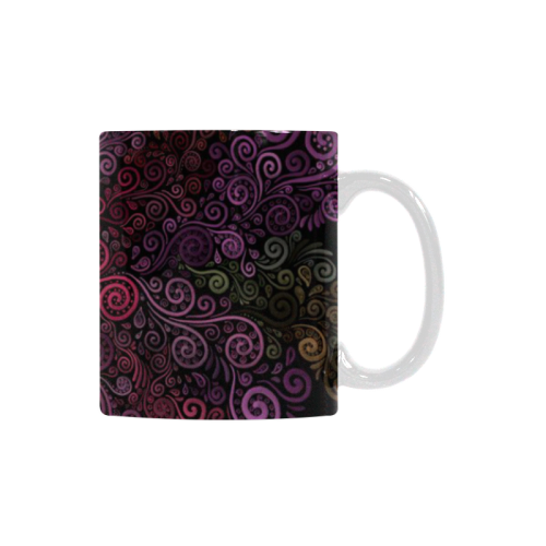 Psychedelic 3D Rose White Mug(11OZ)