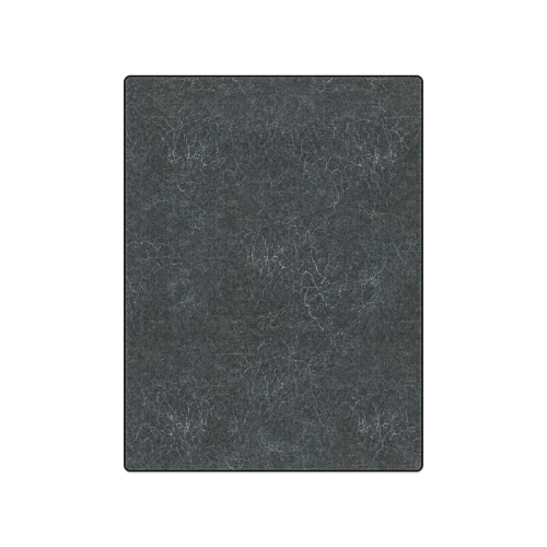 Black Crackling Pattern Blanket 50"x60"