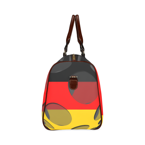 The Flag of Germany Waterproof Travel Bag/Large (Model 1639)