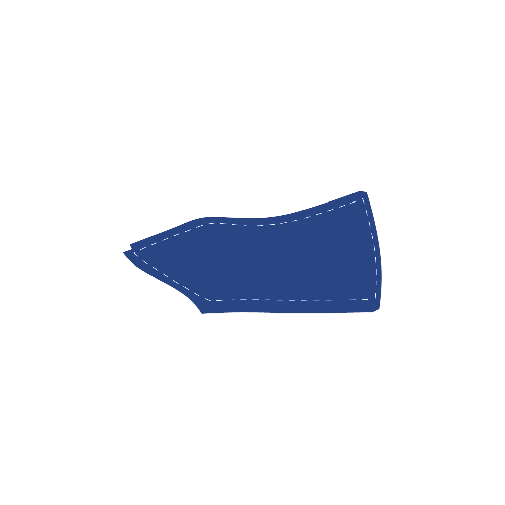 The Flag of Barbados Women's Slip-on Canvas Shoes (Model 019)